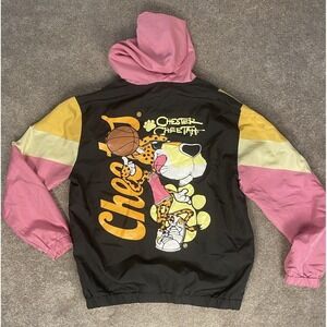 CHEETOS Chester Cheetah Windbreaker Jacket Hooded Colorblock Basketball Unisex